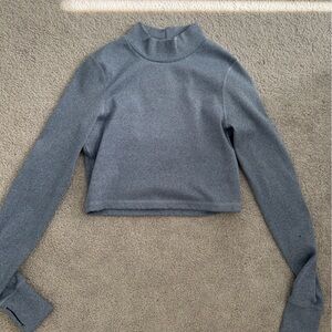 Athleta Gray Long Sleeve Top